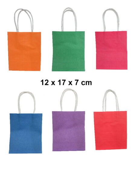 Children Day Gift Colorful Paper Bag 12x17x7