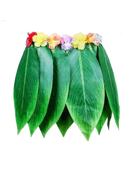 Hawaiian Hula Skirt Leaves-Short