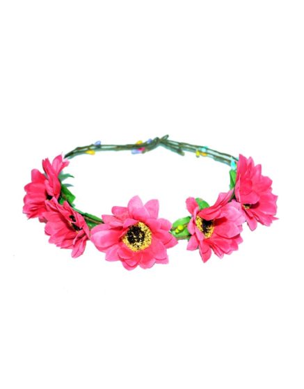 Big Flower Headband-Red