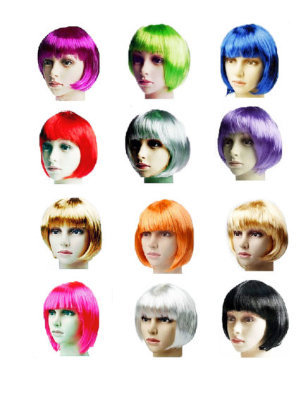 Single Color Short Hair Wigs