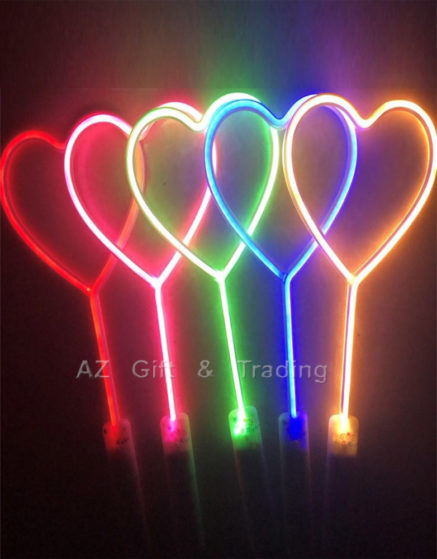 Handheld Neon LED Light Heart Shape