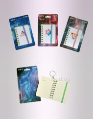 Mini Notebook with Key chain Elastic Band