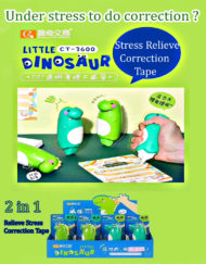 Stress Relieve Correction Tape Dino