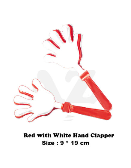 Red With White Colour Hand Capper 9 x 19 cm