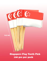 100 Singapore Flag Tooth Pick